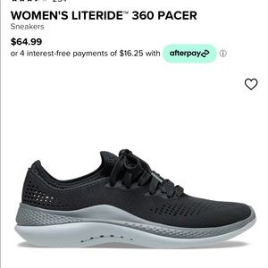 Women’s Crocs Lite Ride Sneaker NWT!